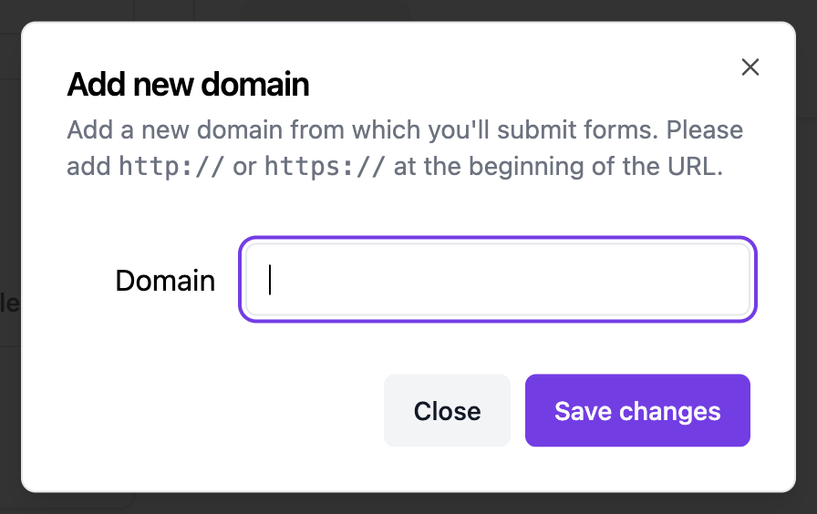 Add Domain